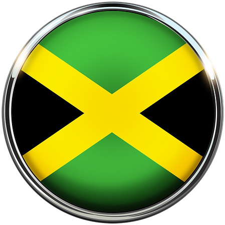 Jamaica, Flag, Circle, America, Caribbean - Jamaica Circulo, HD Png Download PNG with transparent background