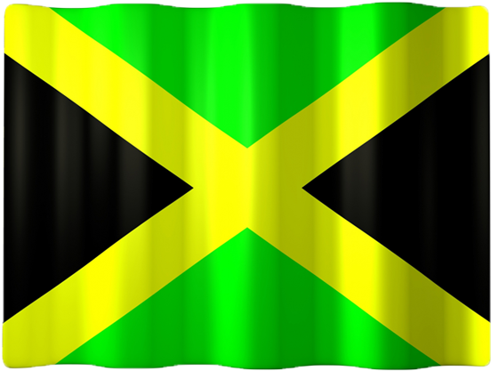 Jamaican Flag Waving, HD Png Download PNG with transparent background