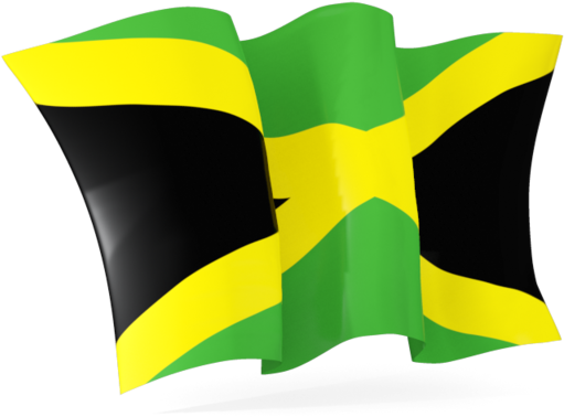 Jamaican Flag Waving