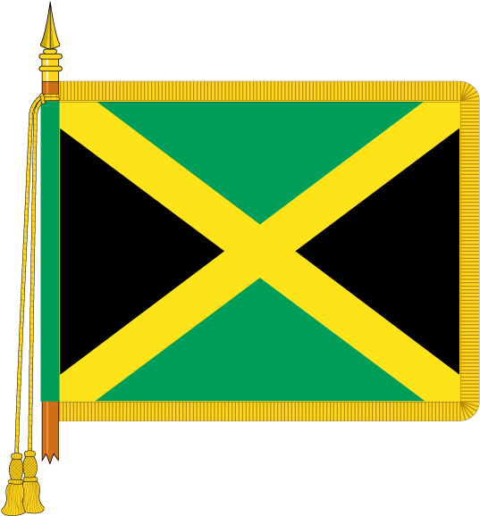 Jamaican Flagon Golden Pole