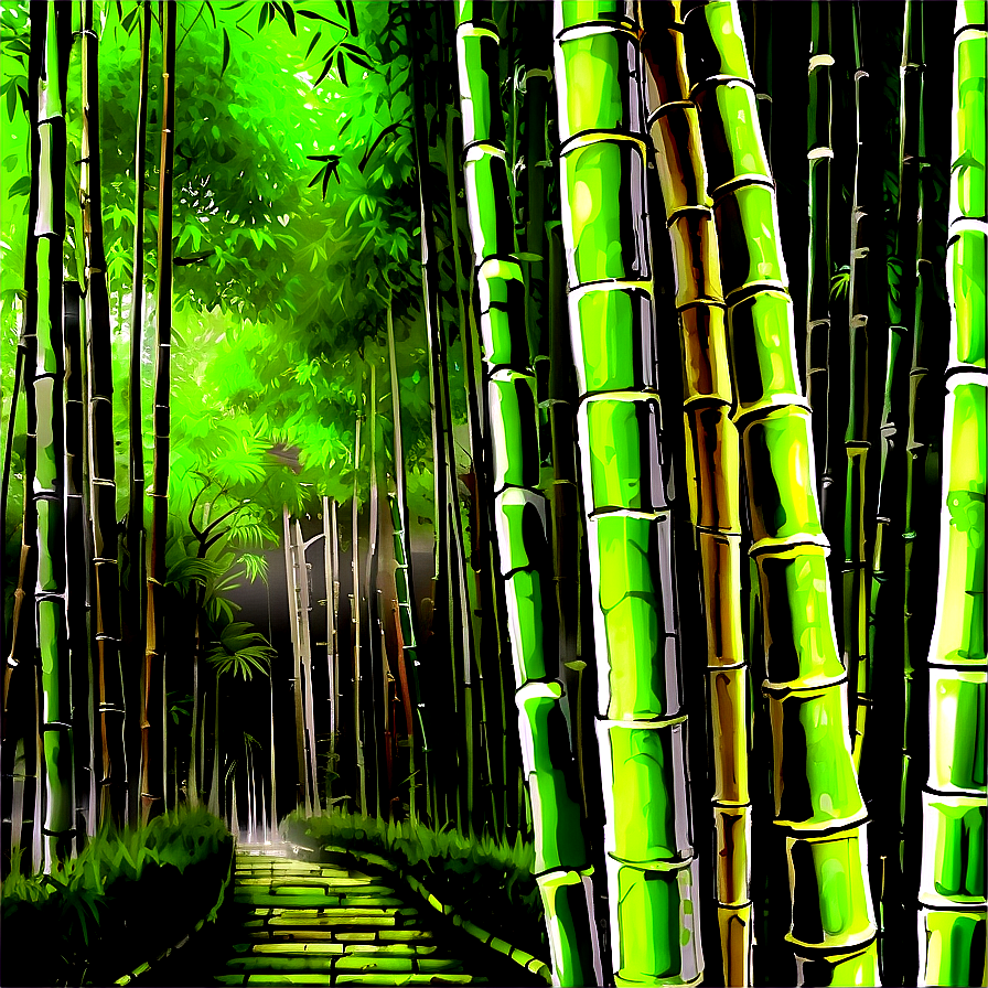 Japan Bamboo Forest Path Png 06112024