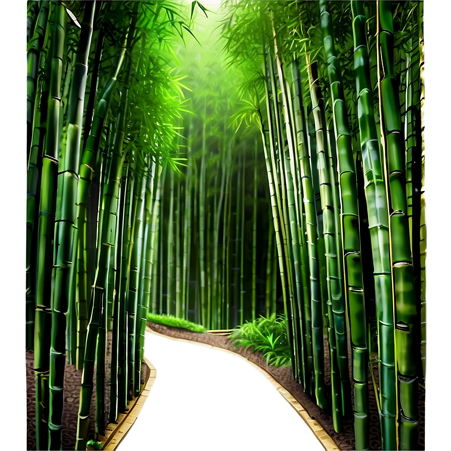 Japan Bamboo Forest Path Png Oam52