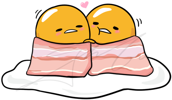 Japan Has A Cartoon Eggyolk And It's Amusing - Pink Gudetama PNG with transparent background