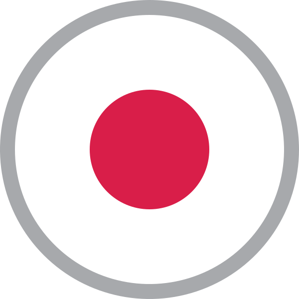 Japanese National Flag PNG with transparent background