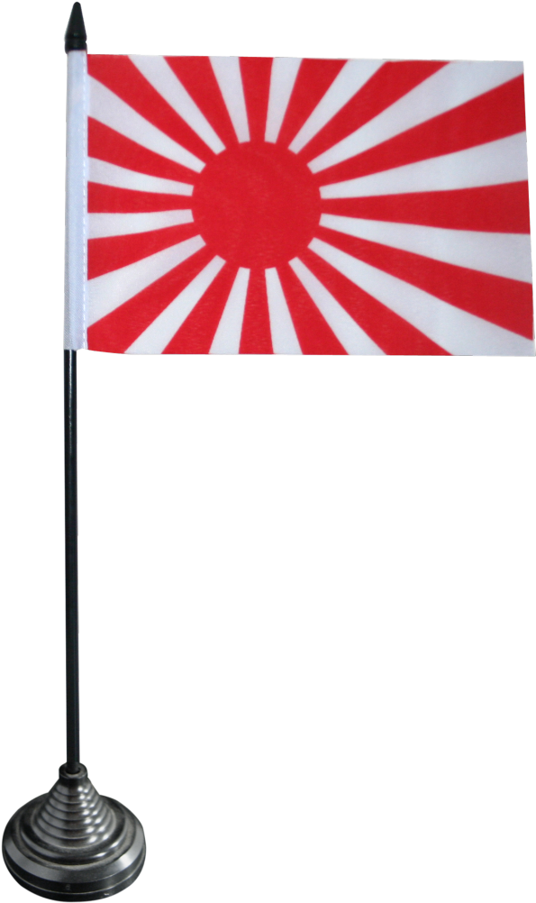 Japanese Rising Sun Flagon Stand PNG with transparent background