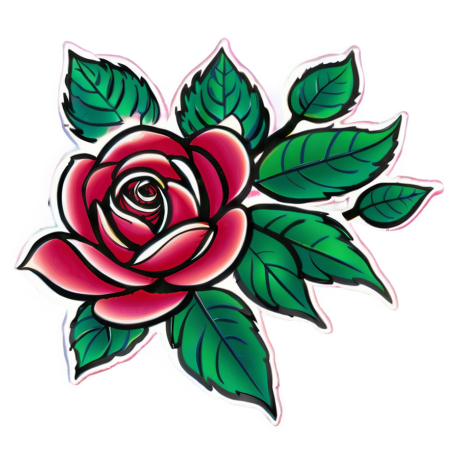 Japanese Rose Tattoo Picture Png 05252024