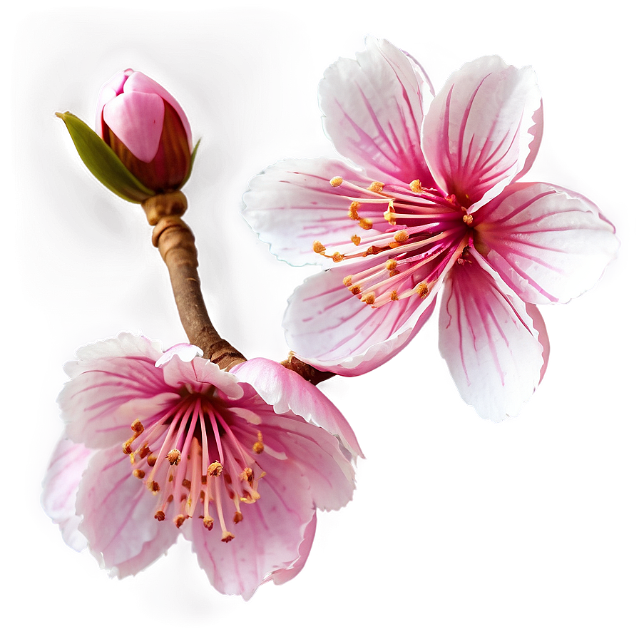 Japanese Sakura Flower PNG 06202024 PNG image with a transparent background, free high-resolution download