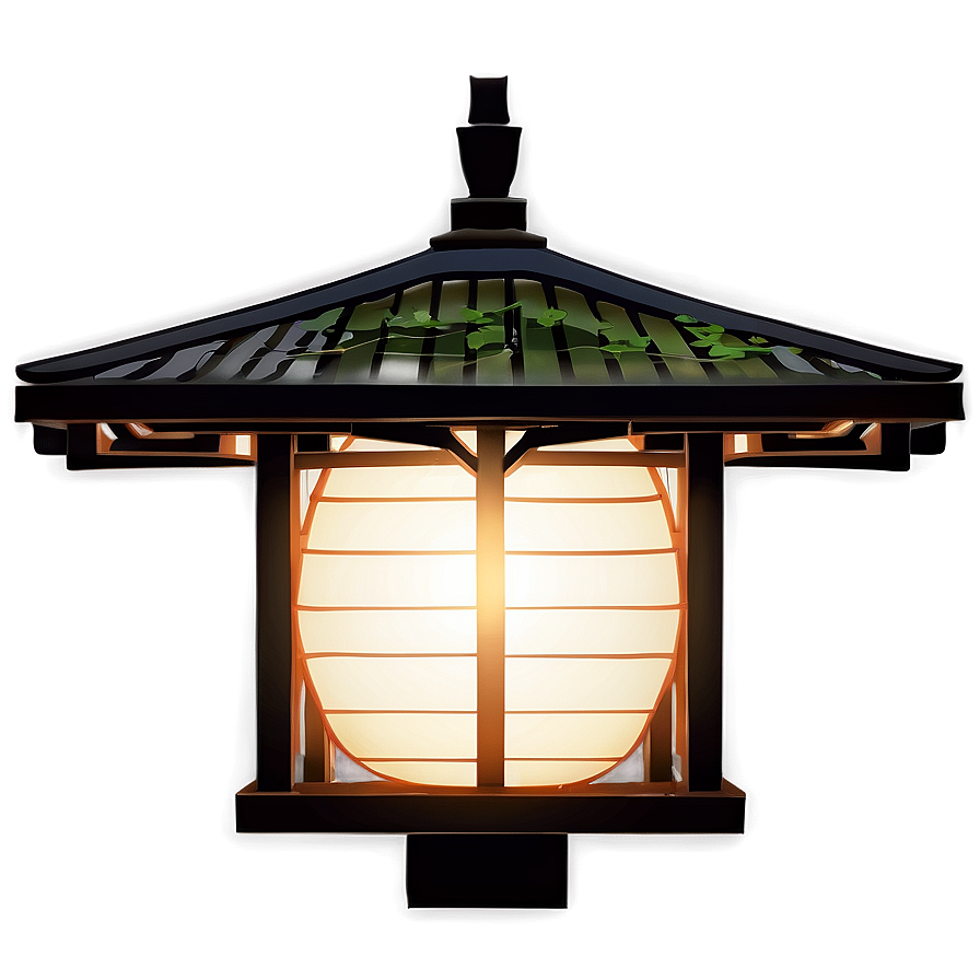 Japanese Style Light Post Png 22