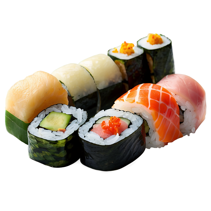 Japanese Sushi Selection Png Xat