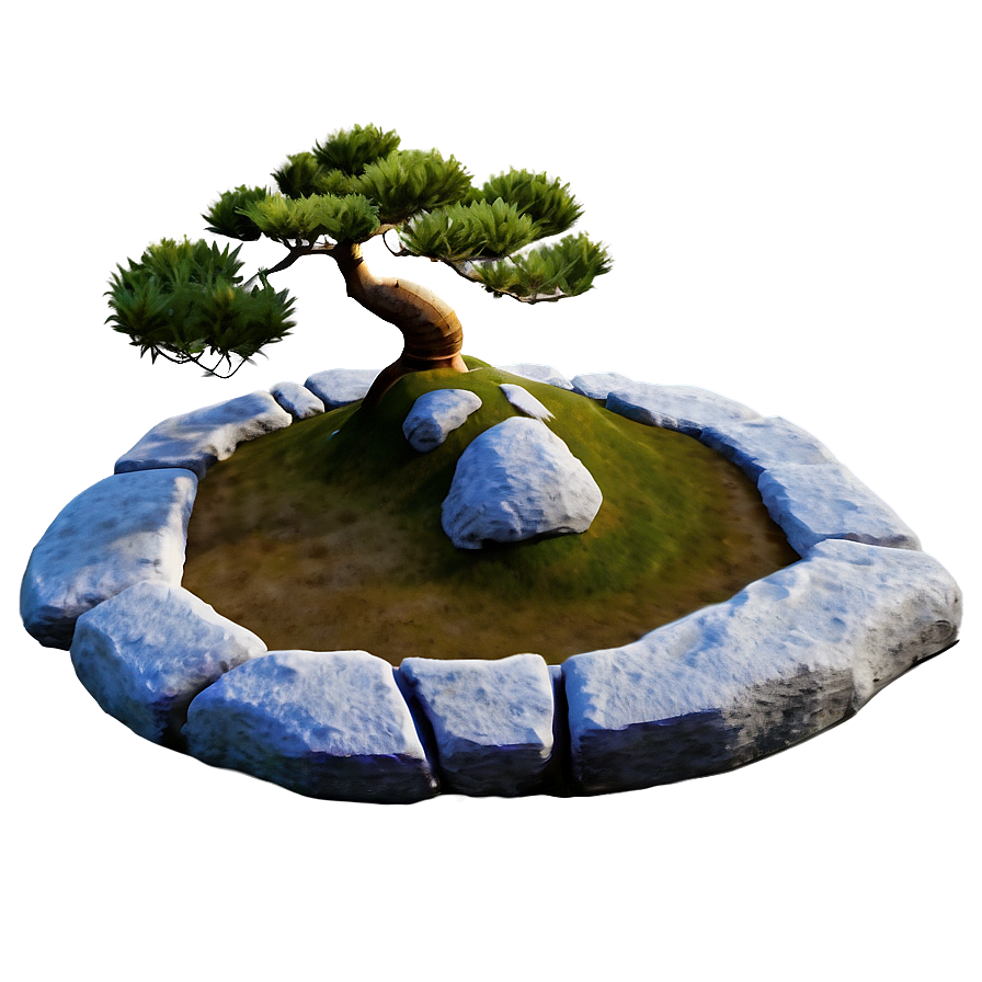 Japanese Zen Garden PNG dke37 PNG with transparent background