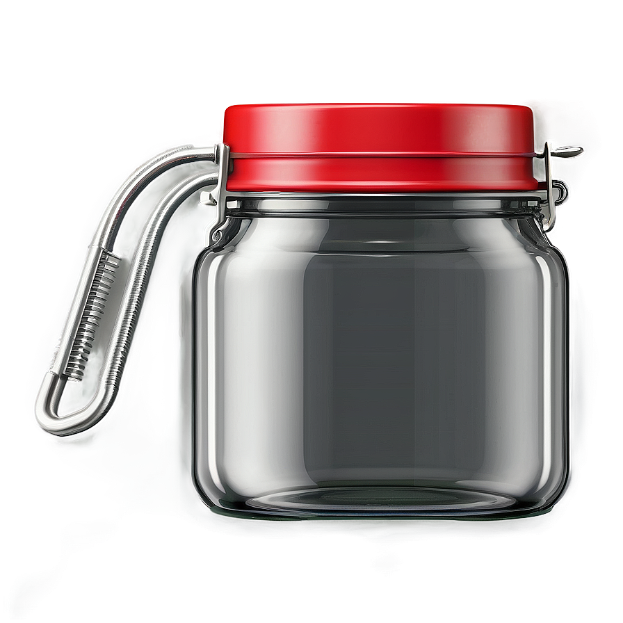 Jar With Clamp Lid Png 05242024