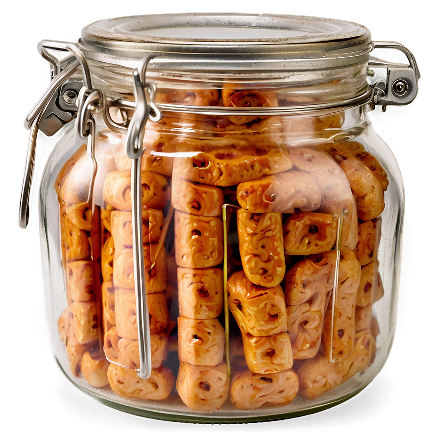 Jar With Clamp Lid Png 05242024