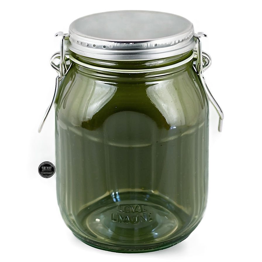 Jar With Metal Lid Png Ovp