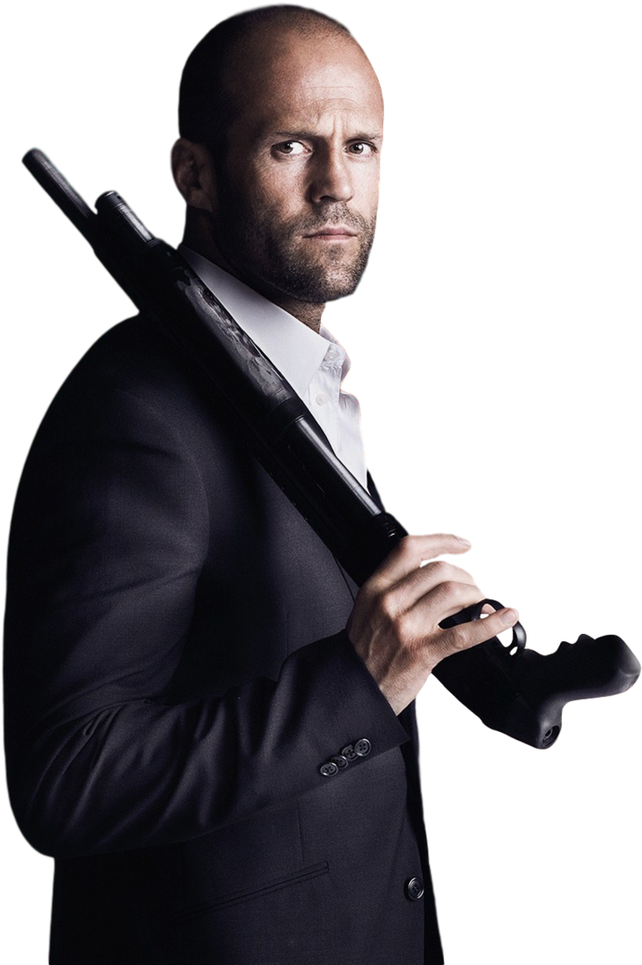 Jason Statham With Gun, HD Png Download PNG with transparent background