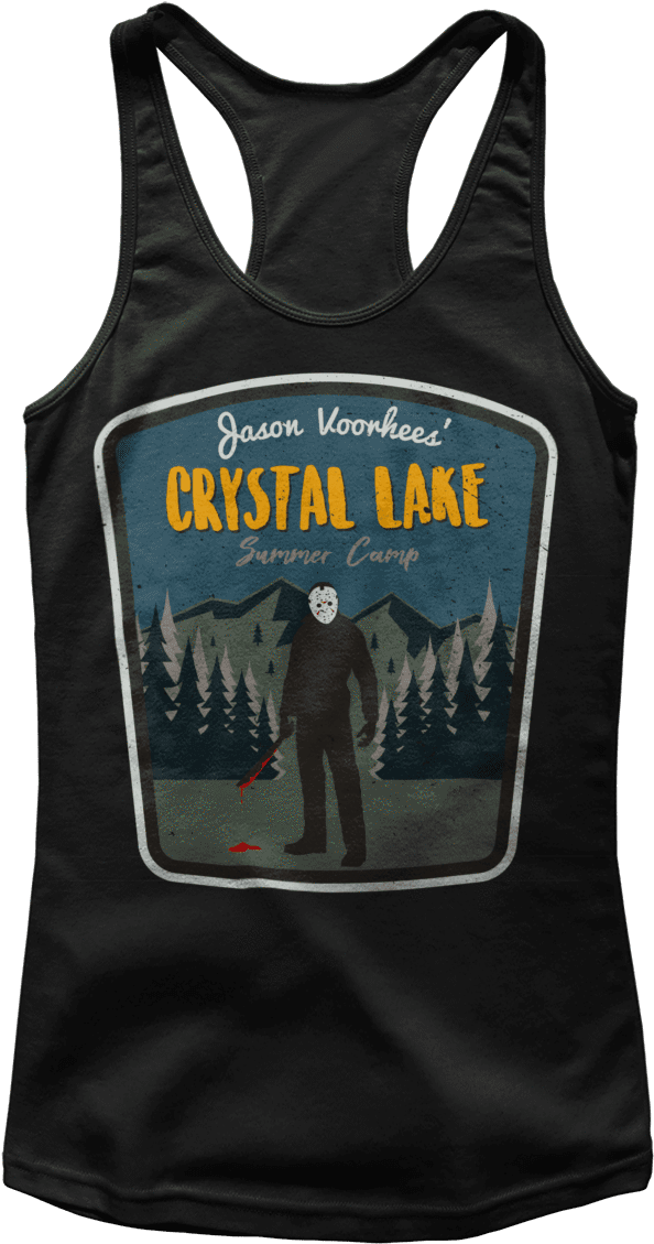 Jason Voorhees Crystal Lake Summer Camp Tank Top