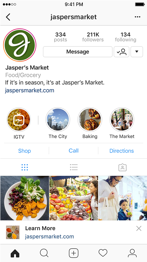 Jaspers Market_ Instagram_ Profile PNG with transparent background