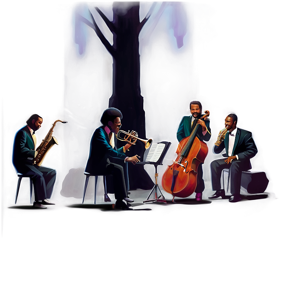 Jazz Club Scene PNG xwf PNG with transparent background