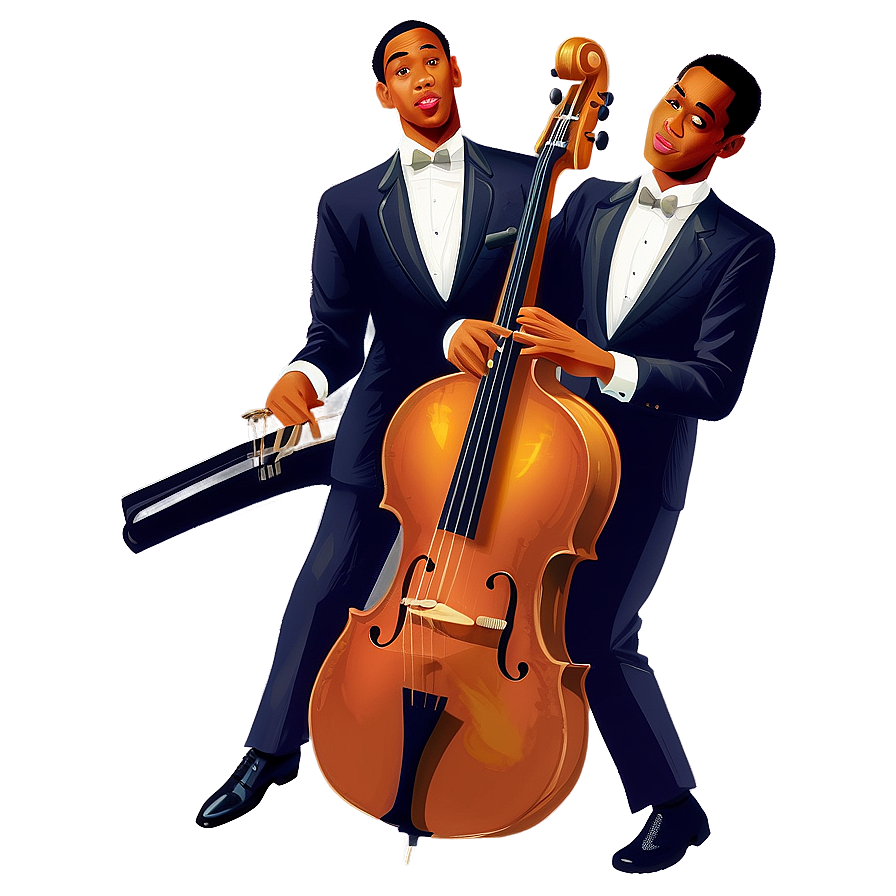Jazz Quartet Clipart PNG uvw36 PNG with transparent background