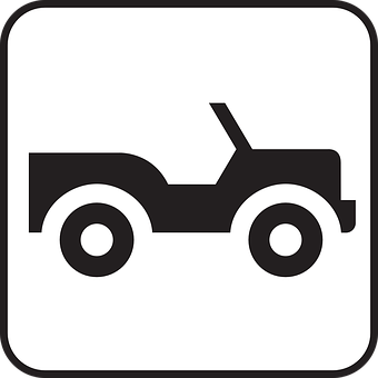 Jeep Icon Symbol PNG with transparent background