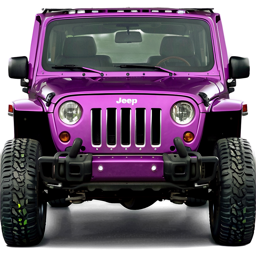 Jeep With Custom Paint Png Asa21