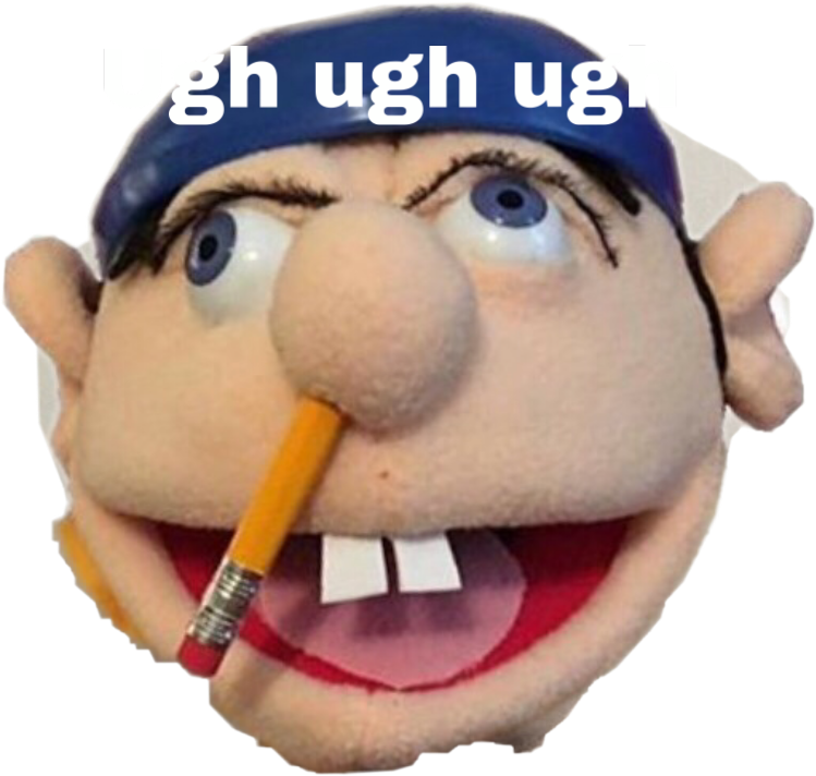 Jeffy Puppet With Pencil