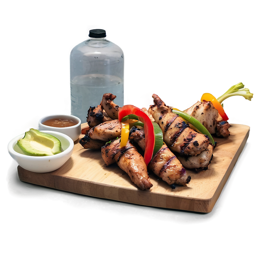 Jerk Chicken Fajitas Twist Png Qds75