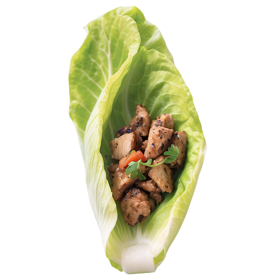 Jerk Chicken Lettuce Wraps Png Fpt14