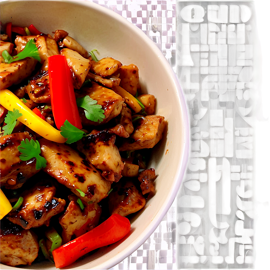 Jerk Chicken Stir Fry Quick Png Dep5