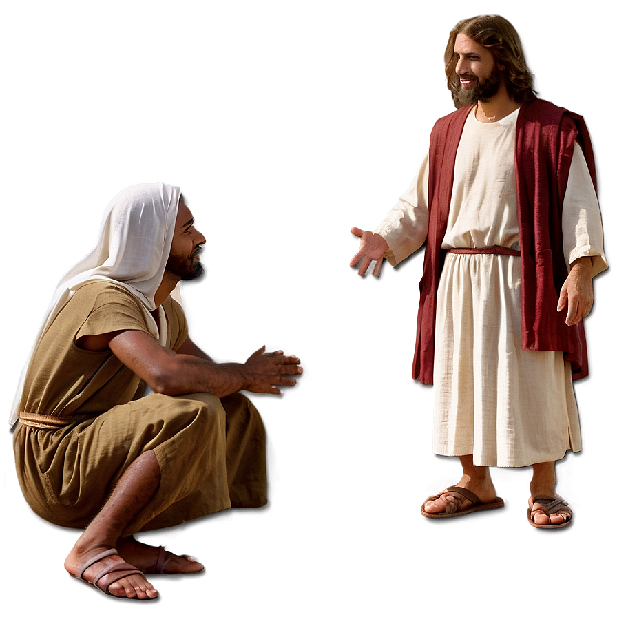 Jesus And The Canaanite Woman Png Pla