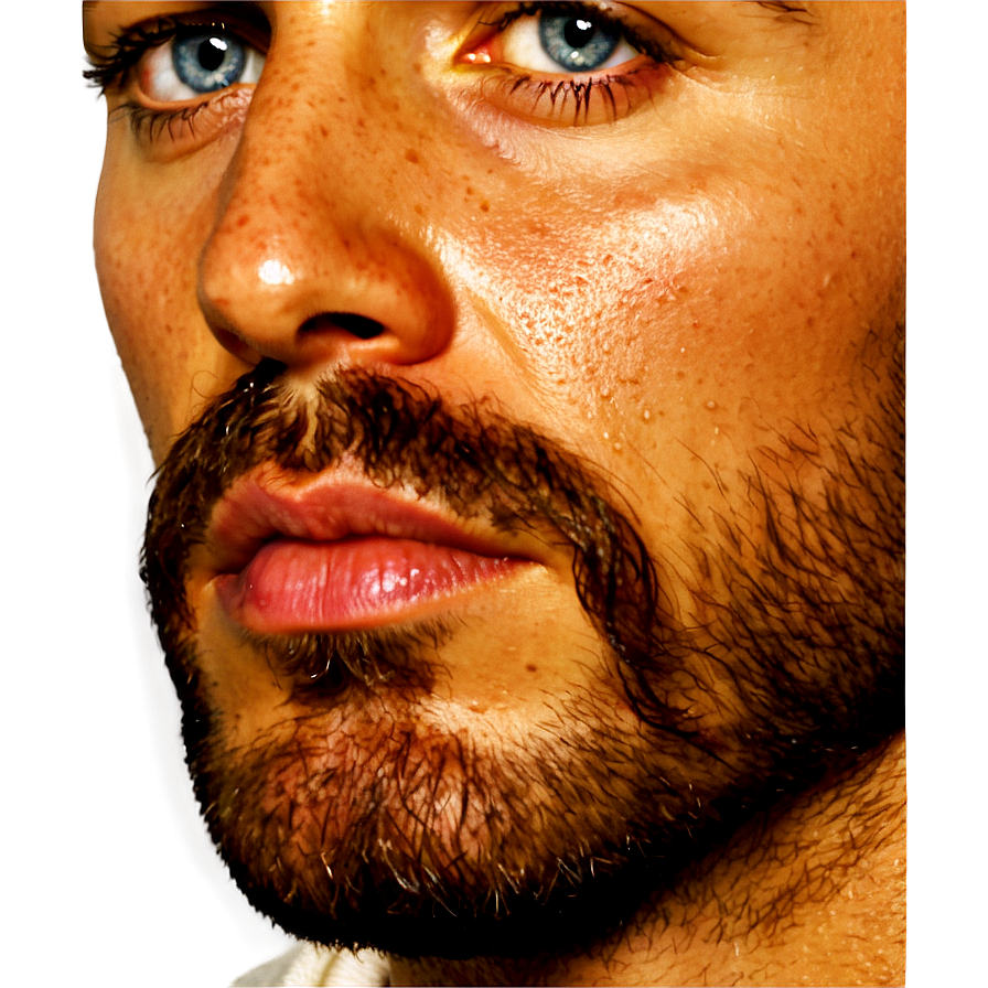 Jesus Face Close-up Png Vkt67