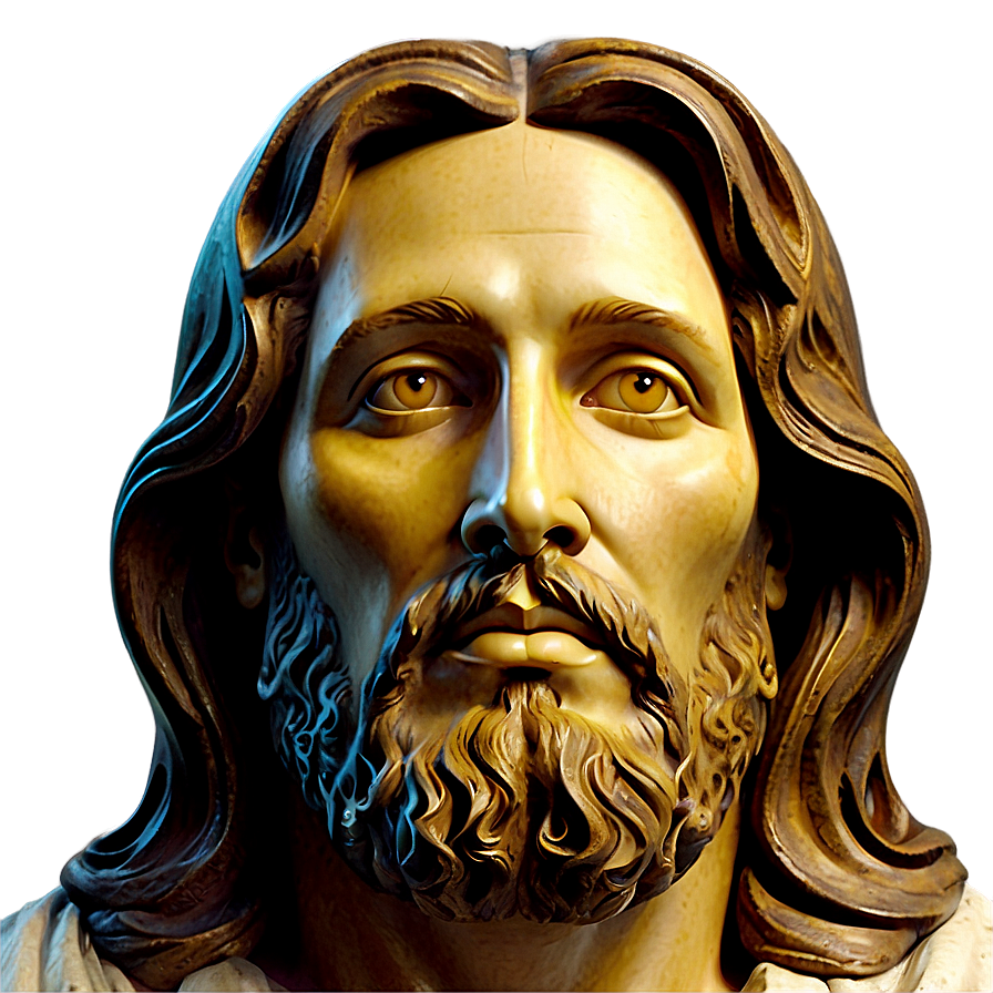 Jesus Face In Art Png 06292024