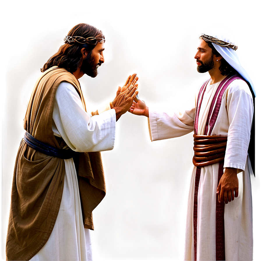 Jesus Healing The Blind Png Qpm