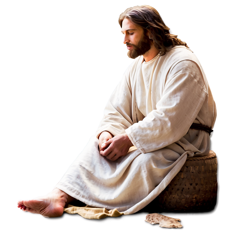 Jesus Washing The Disciples' Feet Png Sri