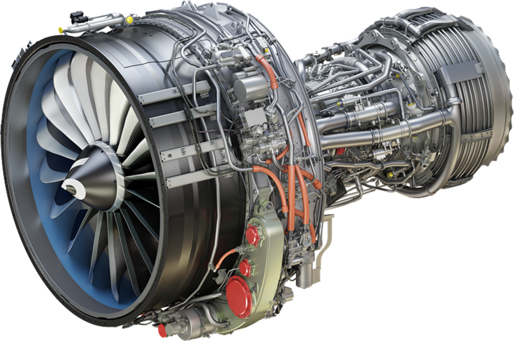 Jet Engine Cutaway View