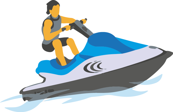 Jet Ski Cartoon Download Jet Ski Cartoon Download - Jet Ski Clipart Png, Transparent Png PNG with transparent background