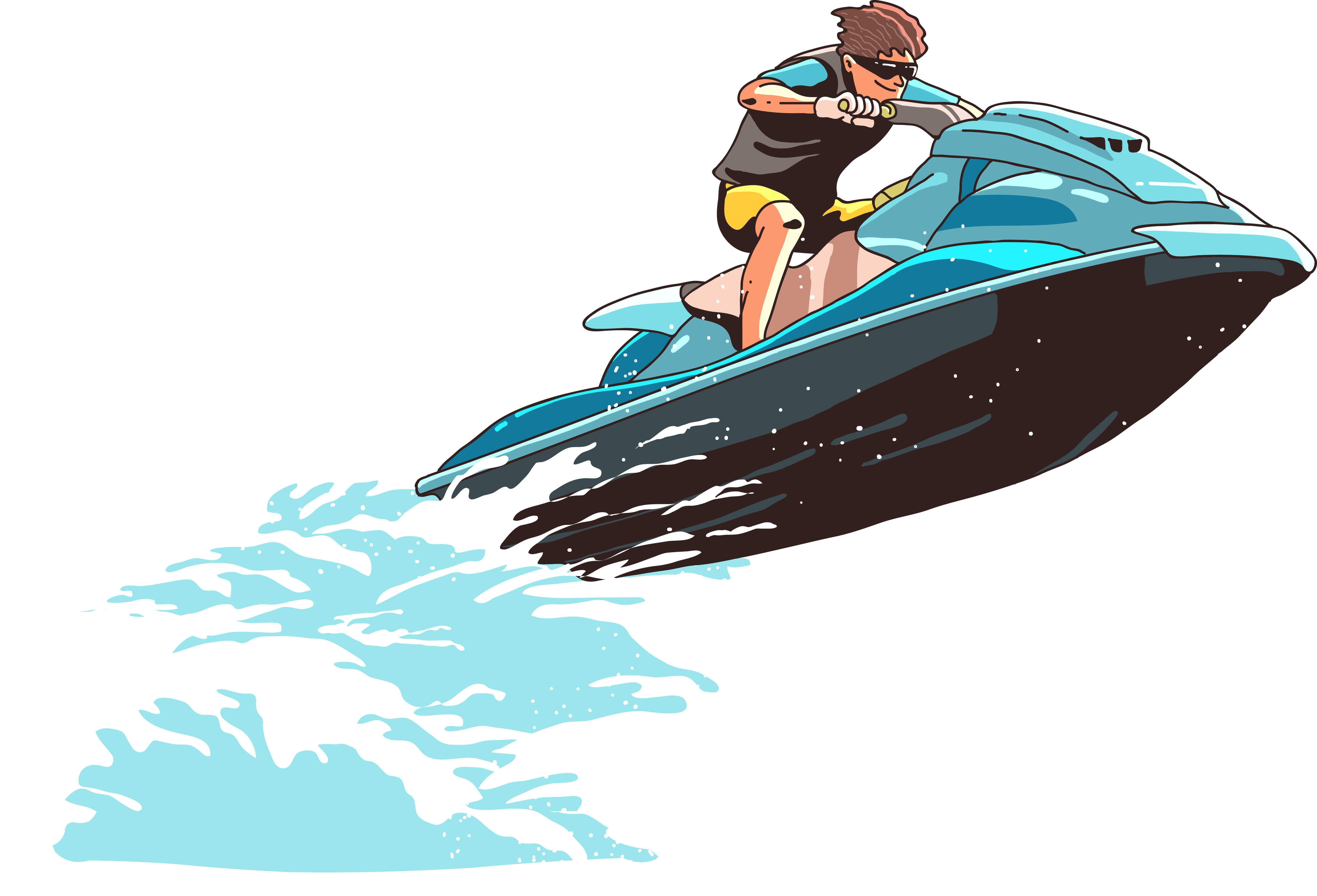 Jet Ski Png Free Download - Clipart Jet Ski Png, Transparent Png PNG with transparent background