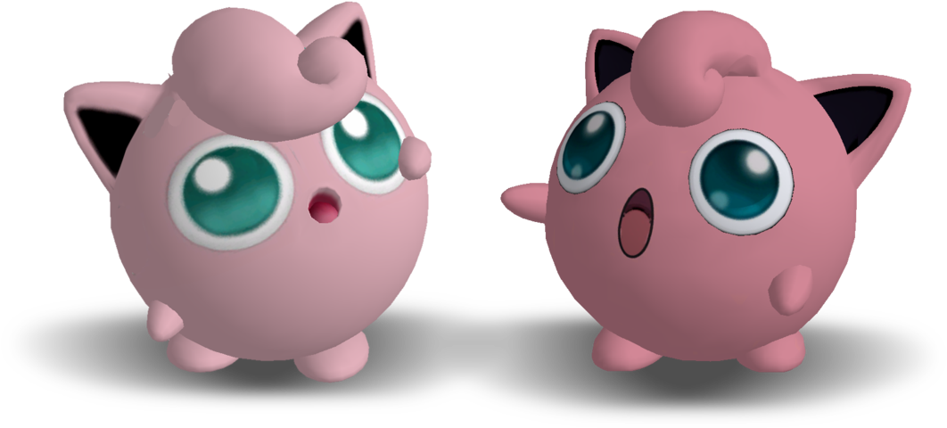Jigglypuff Old Vs New, HD Png Download PNG with transparent background