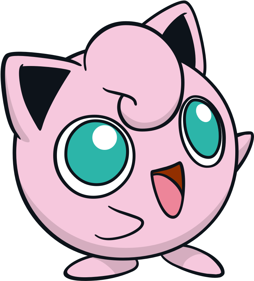 Jigglypuff Pokemon Character Illustration