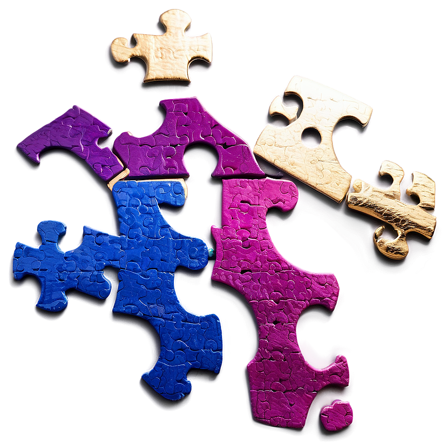 Jigsaw Puzzle Completion Celebration Png Ydy65