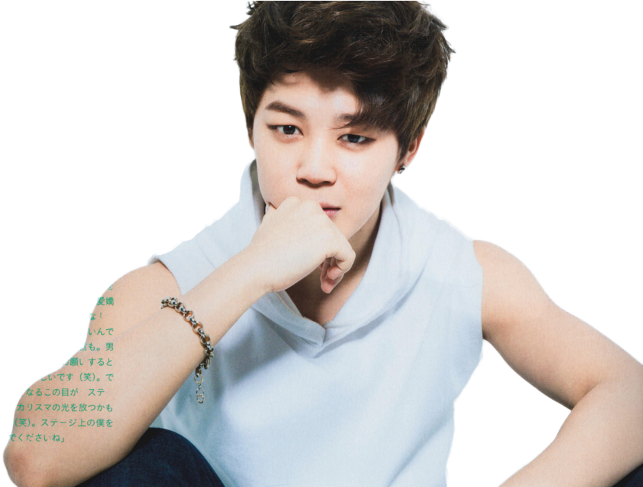 Jimin Pensive Pose