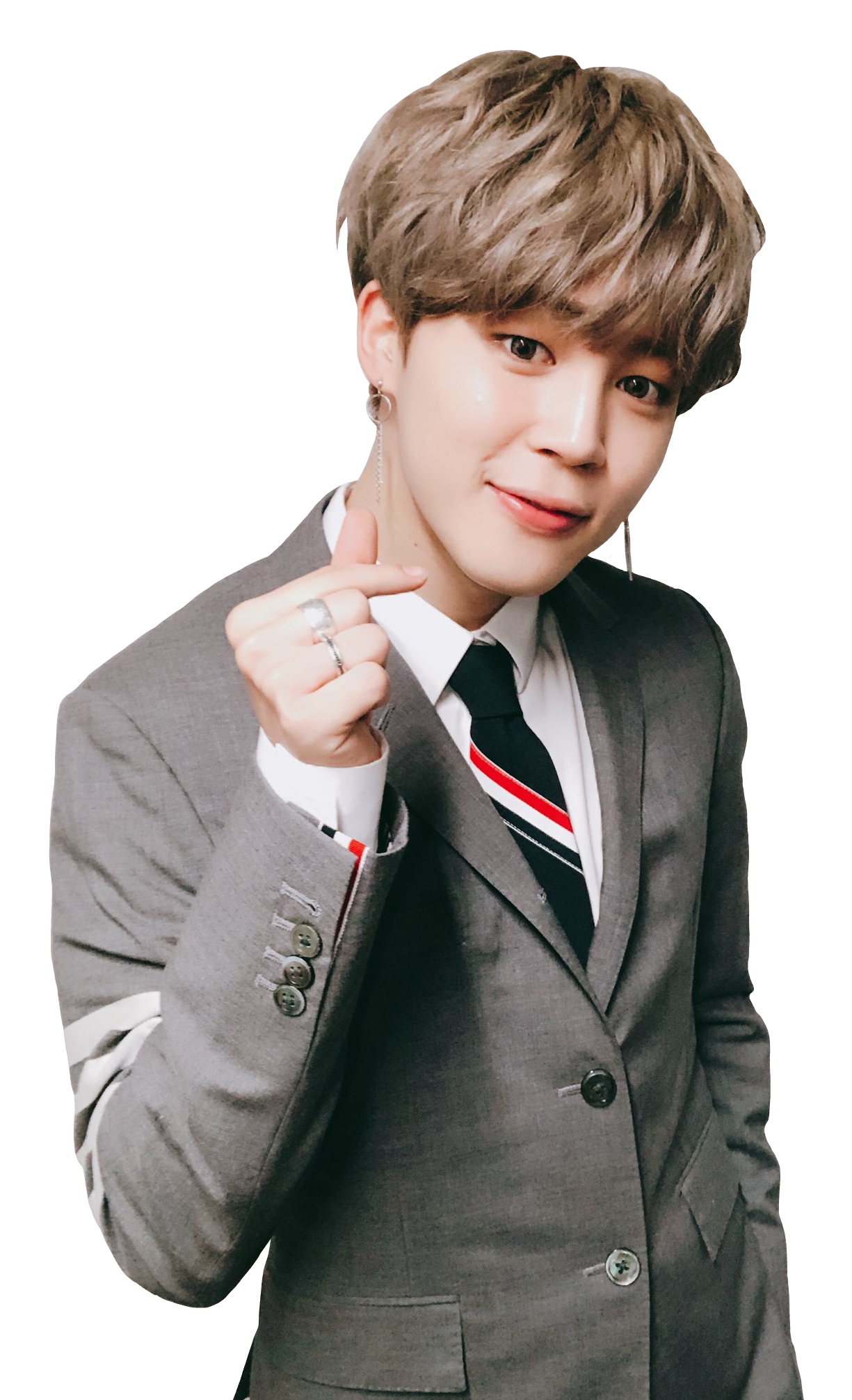 Jimin Smilingin Suit PNG with transparent background