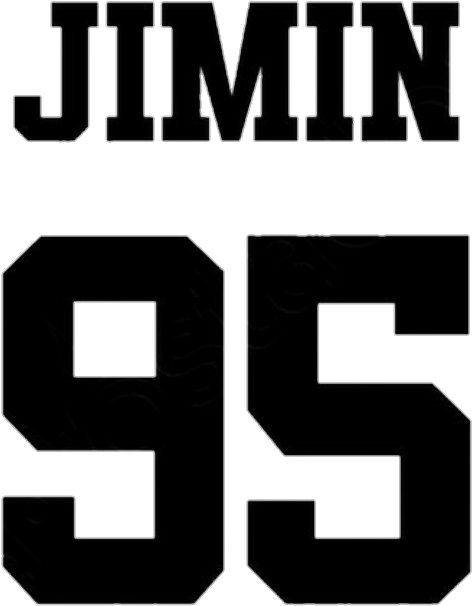 Jimin95 Graphic Design PNG with transparent background