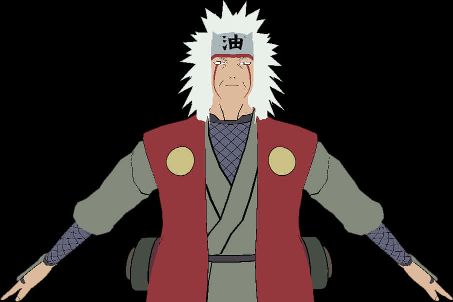 Jiraiya Naruto Anime Character