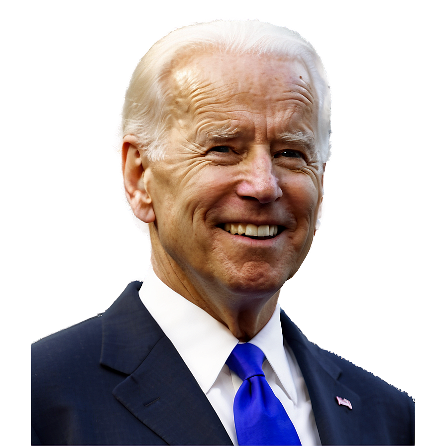 Joe Biden and Flag PNG chp PNG with transparent background