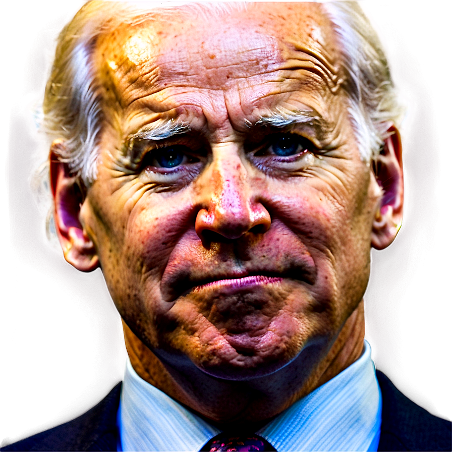 Joe Biden Close-up Png 40