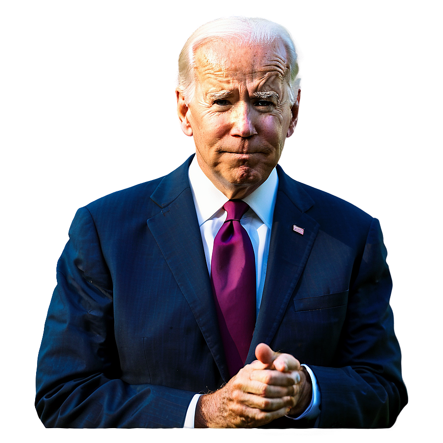 Joe Biden Serious Expression Png Trc