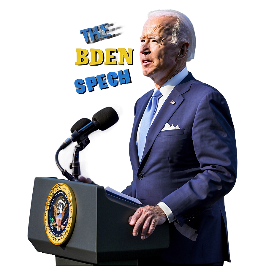 Joe Biden Speech PNG 76 PNG with transparent background