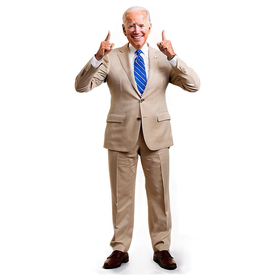 Joe Biden Victory Pose Png 05212024