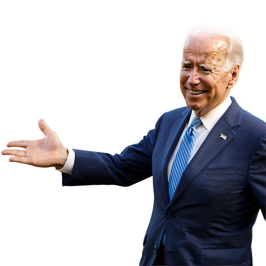Joe Biden Wave PNG paw PNG with transparent background