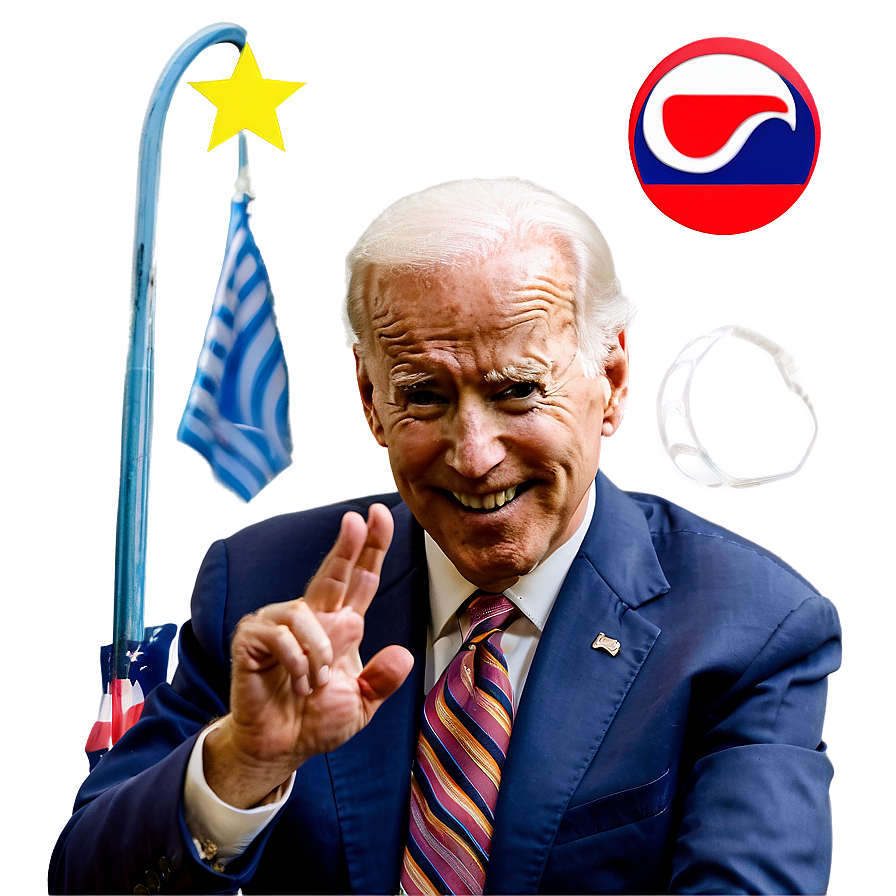 Joe Biden Wave PNG vbm PNG with transparent background